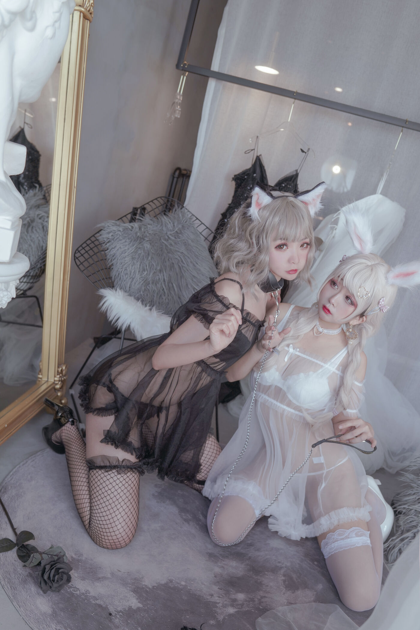 日奈娇 NO.004 猫与兔 [60P]插图4